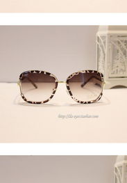 熱風(fēng)專柜小香風(fēng)新款太陽眼鏡 豹紋墨鏡引領(lǐng)時(shí)尚，女款大框防紫外線更貼心